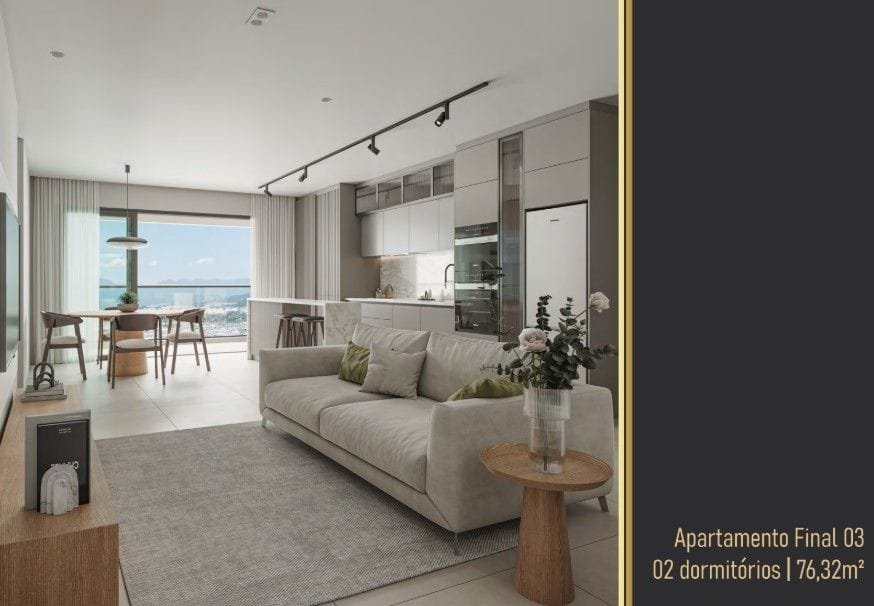 Apartamento 2 dorm (1 suíte) 76,32 m² em Palhoça — foto 7