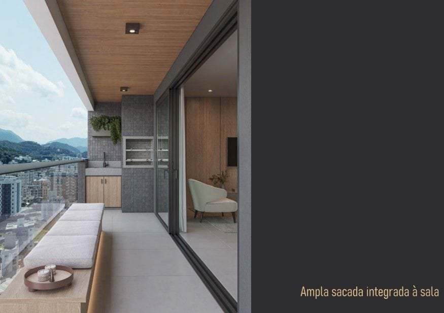 Apartamento 2 dorm (1 suíte) 76,32 m² em Palhoça — foto 9